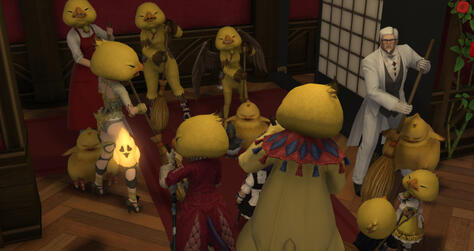 The Colonel and the Chocobos cleaning up the competiton.